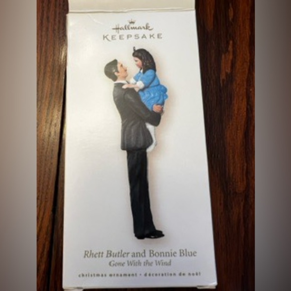 Hallmark 2007 RHETT BUTLER & BONNIE BLUE GONE WITH THE WIND - Keepsake